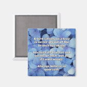 Empath信仰前向き勇気付けられる引用文 マグネット (正面/裏面)