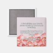 Empath信仰前向き勇気付けられる引用文 マグネット (正面/裏面)