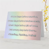 Empath強度前向き引用文勇気付けられる カード (黄色い花)