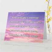 Empath強度前向き引用文勇気付けられる カード (黄色い花)