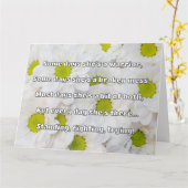 Empath強度前向き引用文勇気付けられる カード (黄色い花)