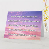 Empath強度前向き引用文勇気付けられる カード (黄色い花)