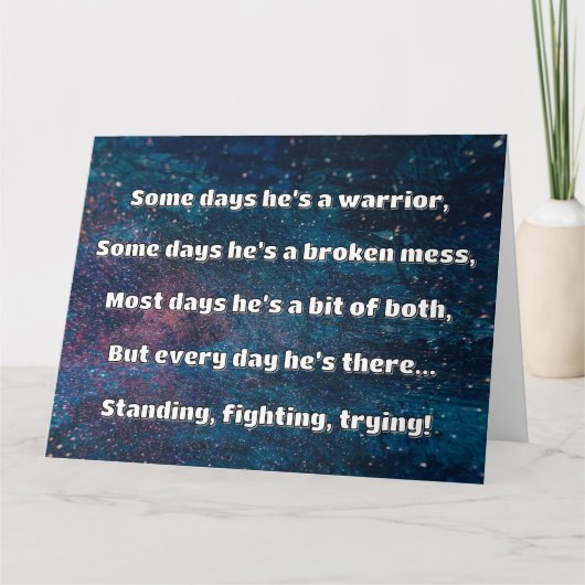 Empath強度前向き引用文勇気付けられる カード (正面)