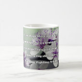 Empath強度前向き引用文勇気付けられる コーヒーマグカップ (中央)