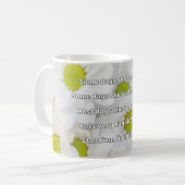 Empath強度前向き引用文勇気付けられる コーヒーマグカップ (正面左)