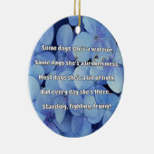 Empath強度前向き引用文勇気付けられる セラミックオーナメント (右)