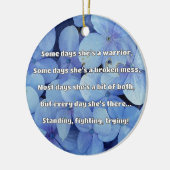 Empath強度前向き引用文勇気付けられる セラミックオーナメント (左)