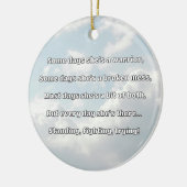 Empath強度前向き引用文勇気付けられる セラミックオーナメント (左)