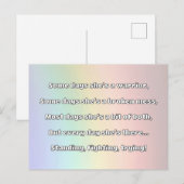 Empath強度前向き引用文勇気付けられる ポストカード (正面/裏面)