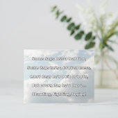 Empath強度前向き引用文勇気付けられる ポストカード (スタンド正面)