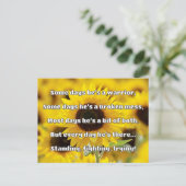 Empath強度前向き引用文勇気付けられる ポストカード (スタンド正面)