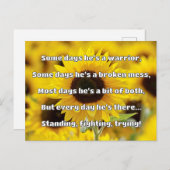 Empath強度前向き引用文勇気付けられる ポストカード (正面/裏面)