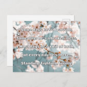 Empath強度前向き引用文勇気付けられる ポストカード (正面/裏面)