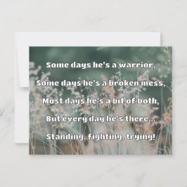 Empath強度前向き引用文勇気付けられる ポストカード