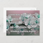 Empath強度前向き引用文勇気付けられる ポストカード (正面/裏面)