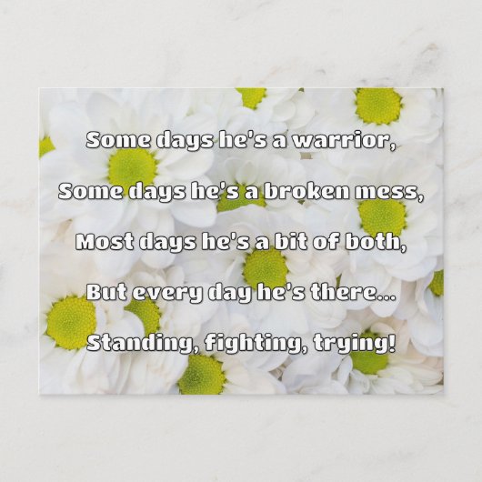 Empath強度前向き引用文勇気付けられる ポストカード (正面)