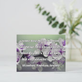 Empath強度前向き引用文勇気付けられる ポストカード (スタンド正面)