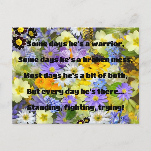 Empath強度前向き引用文勇気付けられる ポストカード (正面)