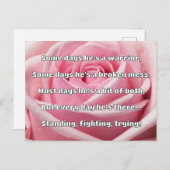 Empath強度前向き引用文勇気付けられる ポストカード (正面/裏面)