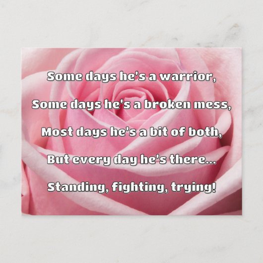 Empath強度前向き引用文勇気付けられる ポストカード (正面)