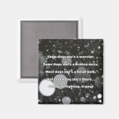 Empath強度前向き引用文勇気付けられる マグネット (正面/裏面)