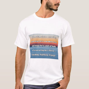 Empath強度前向き引用文勇気付けられる Tシャツ