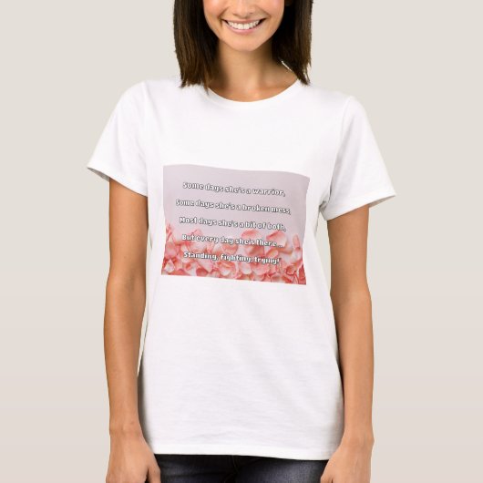 Empath強度前向き引用文勇気付けられる Tシャツ (正面)