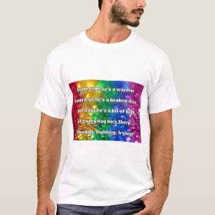 Empath強度前向き引用文勇気付けられる Tシャツ