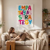 Empathy As Strategy - Typography Print | Wall Art ポスター