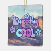 Empathy is Cool - クールトーン セラミックオーナメント (左)