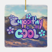 Empathy is Cool - クールトーン セラミックオーナメント (裏面)