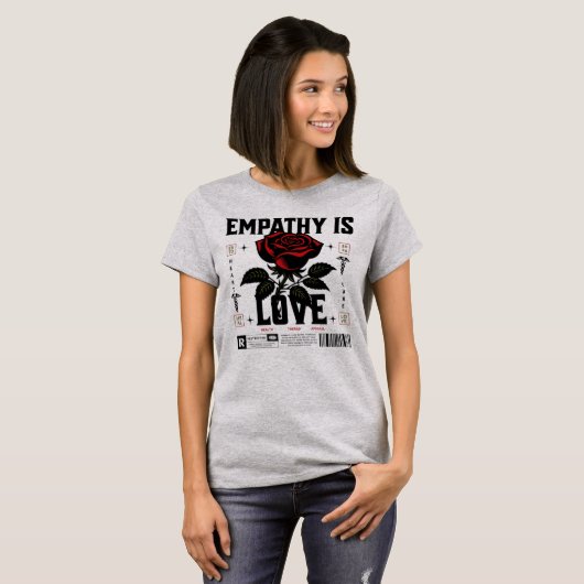 Empathy is Love Tシャツ (正面フル)