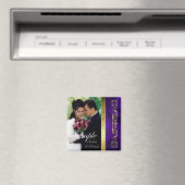 Emperen Purple写真日付磁石を保存 マグネット (インサイチュ (食洗機))