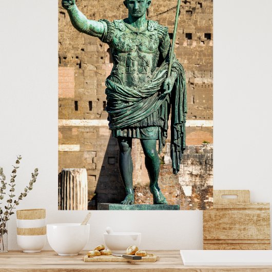 Emperor Caesar Augustus ポスター (キッチン)