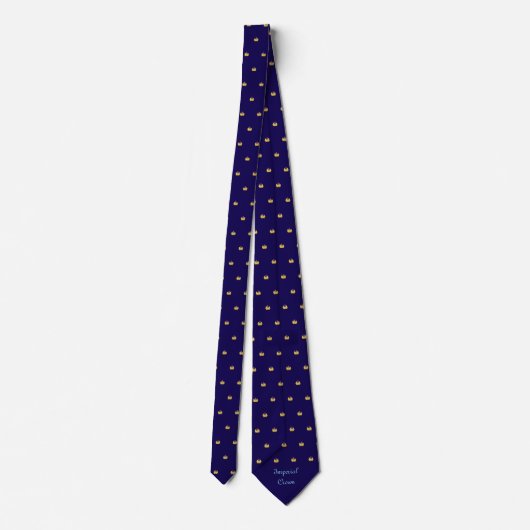 "EMPEROR CROWN" Neck Tie ネクタイ (裏面)