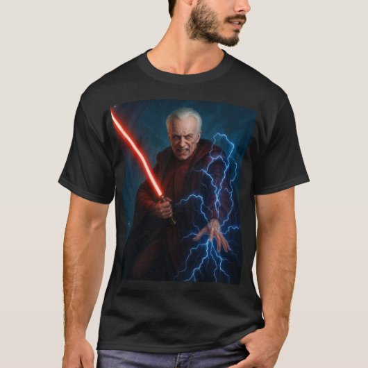Emperor Palpatine – Power of the Dark Side Tシャツ (正面)