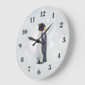 Emperor Penguin ラージ壁時計 (傾斜)