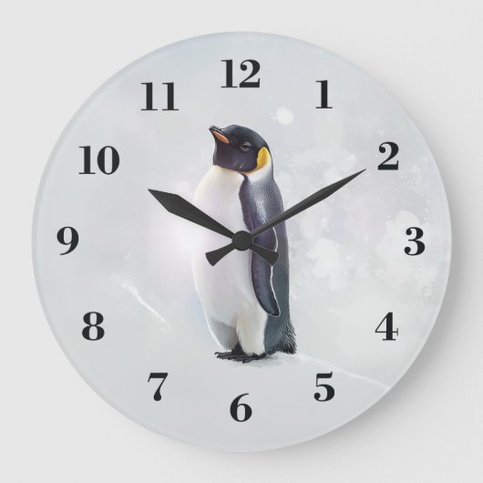 Emperor Penguin ラージ壁時計 (正面)