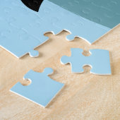 Emperor Penguins With Baby Penguin ジグソーパズル (側面)