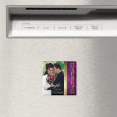 Emperor Pink Photo Save The Date Magnet マグネット (インサイチュ (食洗機))