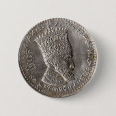Emperor Selassie I Pin 缶バッジ (正面)