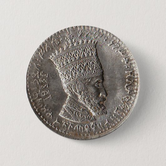 Emperor Selassie I Pin 缶バッジ (正面)