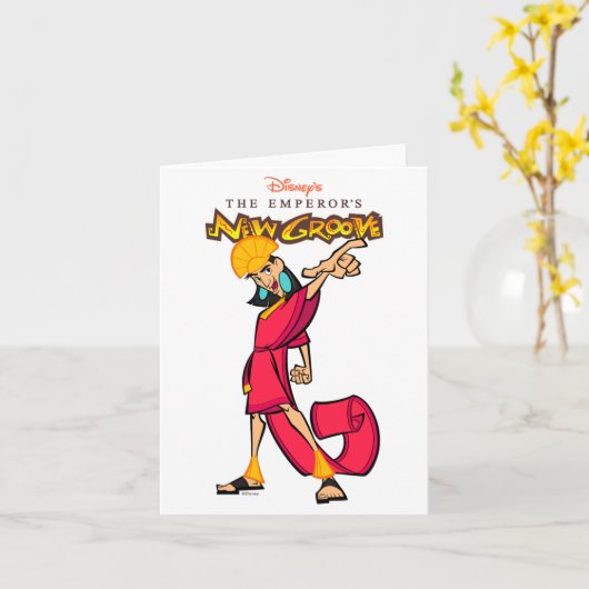 Emperors New Groove Kuzco  カード (黄色い花)