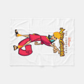 Emperors New Groove Kuzco  フリースブランケット (正面(横))