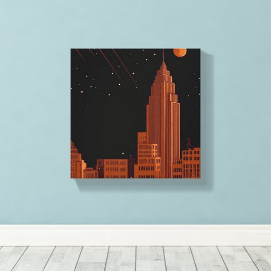 Empire Ascending キャンバスプリント (インサイチュ (ウッドフロア))