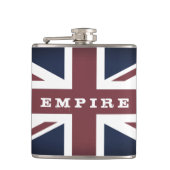 Empire & British Flag、ヴィンテージUKファッション/Brits フラスク (正面)