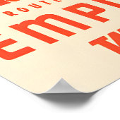 Empire Builder - Western Star - Vintage Travel ポスター (角)