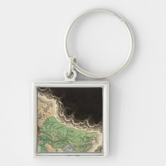 Empire of Kublai Khan 1294 ADを展示 キーホルダー (正面)