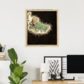 Empire of Kublai Khan 1294 ADを展示 ポスター (ホームオフィス)