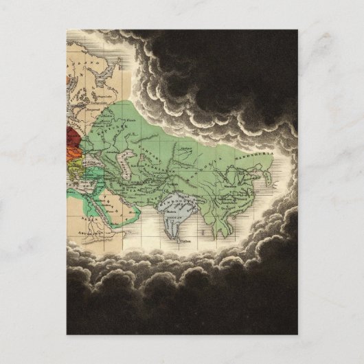 Empire of Kublai Khan 1294 ADを展示 ポストカード (正面)